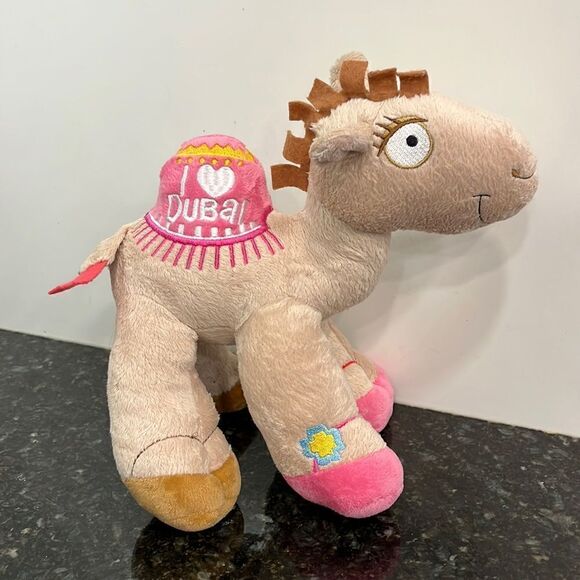 I Love (Heart) Dubai Camel Plush 10" Stuffed Animal Toy Plush Souvenir - Picture 1 of 4